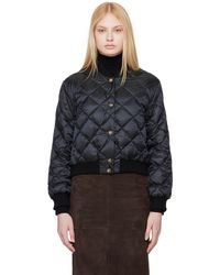 Max Mara - The Cube Quilted Reversible Down Bomber Jacket - Lyst