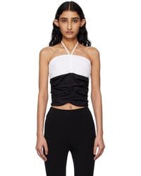Kijun - Off- Shirring Halter Top - Lyst