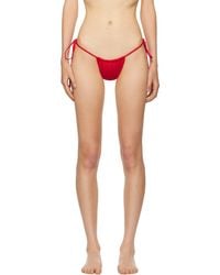 Frankie's Bikinis - レッド Tia ビキニボトム - Lyst