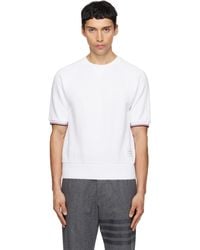 Thom Browne - Short Sleeve Raglan T-Shirt - Lyst