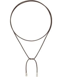 Sophie Buhai - Shoelace Faux-Leather Necklace - Lyst