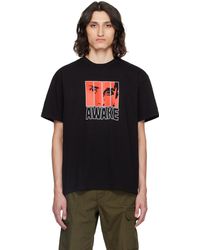 AWAKE NY - T-shirt noir à image à logo imprimée - Lyst