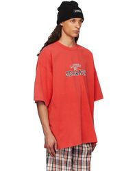 Vetements 'A Little Bit Dramatic' Hoodie in Red for Men | Lyst
