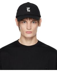 WOOYOUNGMI - ブラック ロゴ ベースボールキャップ - Lyst