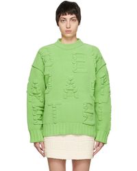 Bottega Veneta Synthetic Logo-embroidered Slim-fit Woven Jumper Womens Clothing Jumpers and knitwear Jumpers 