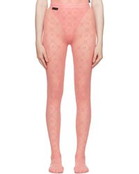Marine Serre - Ssense Exclusive Recycled Mesh Flock Tights - Lyst