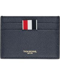 Thom Browne - Side 4-Bar Stripe Card Holder - Lyst