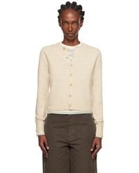Acne Studios - Yak Wool Fitted Cardigan - Lyst