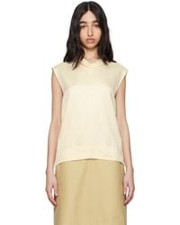 TOTEME - Off- High Neck Top - Lyst