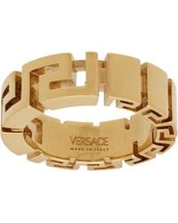 Versace - Greca Ring - Lyst