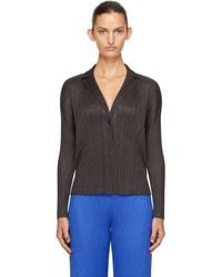 Pleats Please Issey Miyake - Pleats Jacket Blazer - Lyst