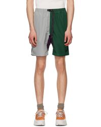 Gramicci - Gray & Green Packable Shorts - Lyst