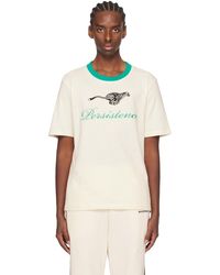 Wales Bonner - Off-white 'persistence' T-shirt - Lyst