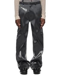 HELIOT EMIL - Liquid Metal Cargo Pants - Lyst