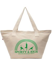 Sporty & Rich Off-white Fitness Group Tote - Multicolour