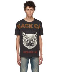 black cat gucci shirt