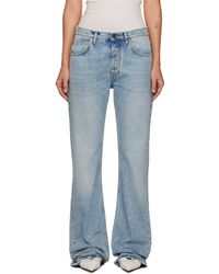 Balenciaga - Low Waist Straight Jeans - Lyst