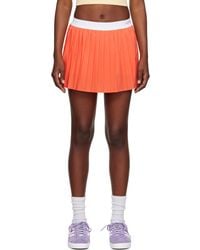 Sporty & Rich - Orange New Serif Miniskirt - Lyst