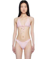 Frankie's Bikinis - Paradise Micro Halter Bikini Top - Lyst