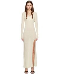 Jacquemus - Off-white 'la Robe Alzou' Maxi Dress - Lyst