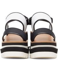 Stella McCartney Sneak Elyse Logo Sandals - Save 30% - Lyst