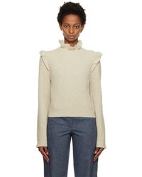 Save 32% Womens Jumpers and knitwear See By Chloé Jumpers and knitwear See By Chloé Synthetic White Sweater in Natural 