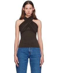 Ami Paris - Draped Blouse - Lyst