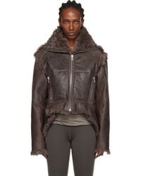 Rick Owens - Concordians Exploder Reversible Shearling Jacket - Lyst