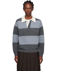 DUNST - Chunky Rugby Polo - Lyst