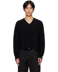 Rick Owens - Concordians Tommy V-Neck Sweater - Lyst