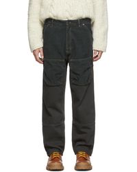 Jacquemus Grey Le De Nimes Poches Trousers - Gray
