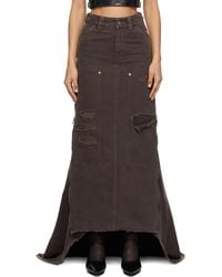 VAQUERA - Workwear Maxi Skirt - Lyst