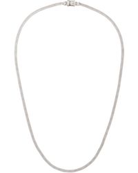 Tom Wood - Herringbone Chain Necklace - Lyst