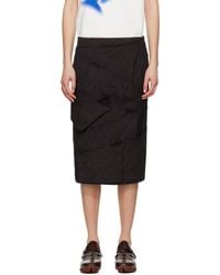 Adererror - Raw Edge Midi Skirt - Lyst