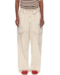 Maison Mihara Yasuhiro - Off- Front Back Combined Cargo Pants - Lyst
