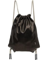 Rick Owens - Off- Concordians Drawstring Backpack - Lyst