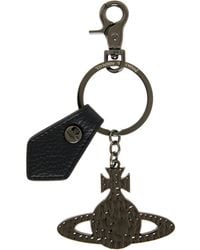 Vivienne Westwood - Gunmetal Hamme Orb Keychain - Lyst