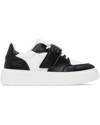 Ganni - Black & White Sporty Sneakers - Lyst
