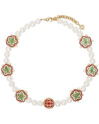 Casablancabrand - Gradient Flower Short Necklace - Lyst