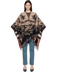 Burberry - Gallant Knight Wool Cape - Lyst
