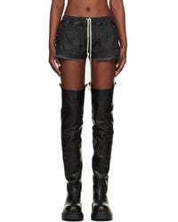 Rick Owens - Temple Fog Boxer Denim Shorts - Lyst