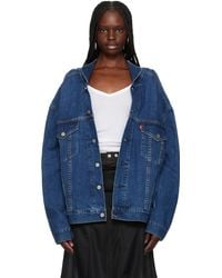 Bless - The Cristaseya Edition Paneled Denim Jacket - Lyst