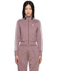 adidas Originals Sleek Mesh Tulle Track Jacket In Pink | Lyst