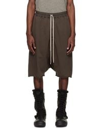 Rick Owens - Temple Drawstring Pods Shorts - Lyst