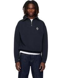 Lacoste - Loose Fit Zipped Neck Piqué Sweatshirt - Lyst