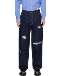 Adererror - Embroidered Jeans - Lyst