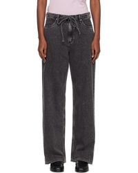 Rag & Bone - Phoebe Wide-Leg Drawstring Jeans - Lyst