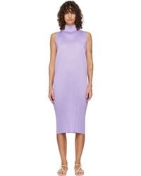 Pleats Please Issey Miyake - Monthly Colors April Midi Dress - Lyst