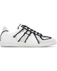 Maison Margiela - Off- Replica Embroidery Sneakers - Lyst