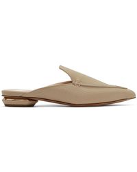 Nicholas Kirkwood Beige Beya Mules - Natural